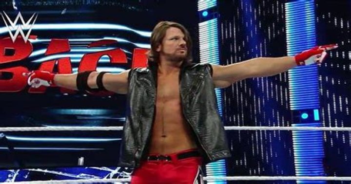 WWE Superstar AJ Styles (Allen Jones) and his wife Wendy Jones at the